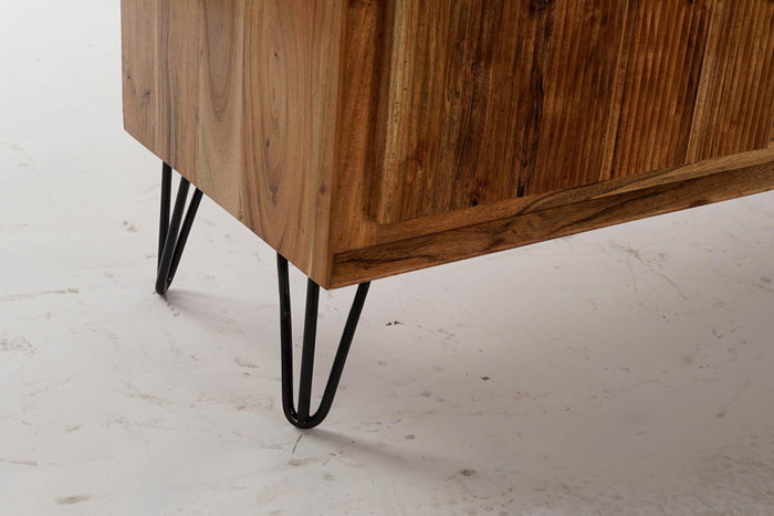 DKD Home Decor Mueble TV Acacia Marrón Claro DKD Home Decor Mueble TV Acacia Marrón Claro