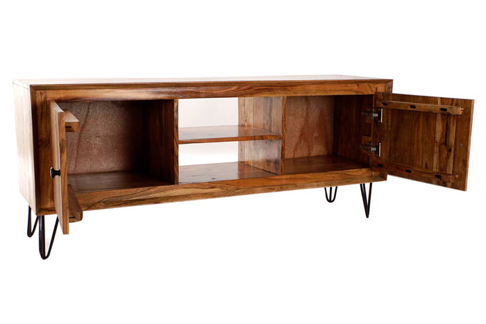 DKD Home Decor Mueble TV Acacia Marrón Claro DKD Home Decor Mueble TV Acacia Marrón Claro