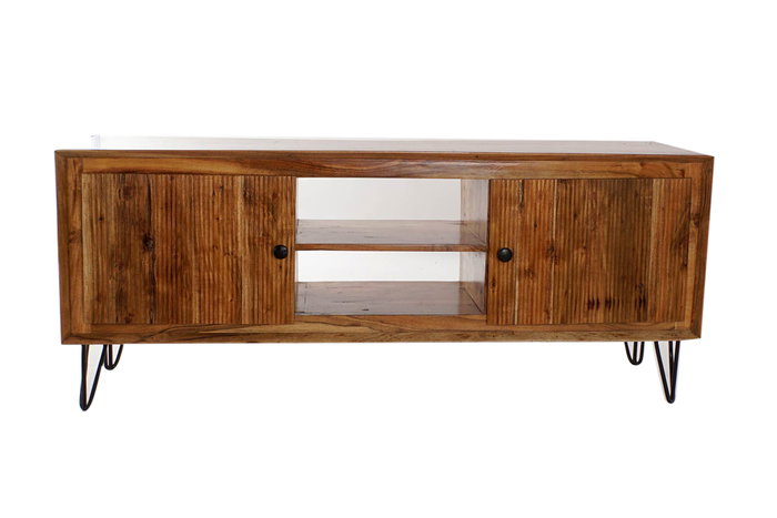 DKD Home Decor Mueble TV Acacia Marrón Claro DKD Home Decor Mueble TV Acacia Marrón Claro