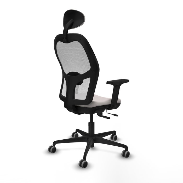 PIQUERAS Y CRESPO Silla de oficina Jorquera Blanco con mecanismo Sincro/Traslack