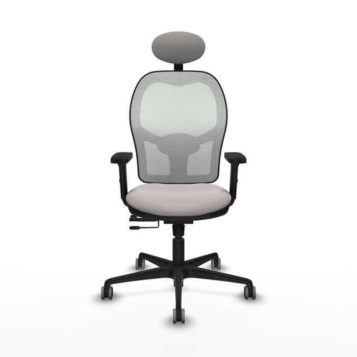 PIQUERAS Y CRESPO Silla de oficina Jorquera Blanco con mecanismo Sincro/Traslack