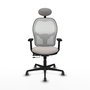PIQUERAS Y CRESPO Silla de oficina Jorquera Blanco con mecanismo Sincro/Traslack