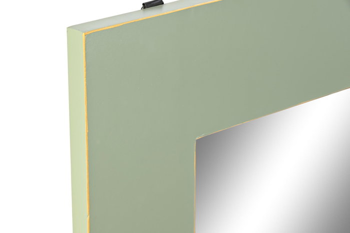 DKD Home Decor Espejo Abeto MDF 70x2x90,5 Oriental Verde Jade