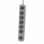 Philips Regleta CHP2164G/10 con 6 Tomas y Cable de 1,5 m Gris