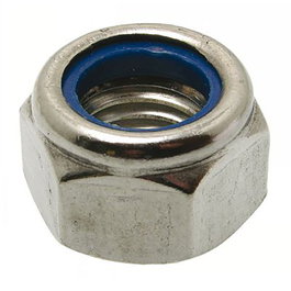 Ucafix Tuerca Hexagonal Autoblocante DIN 985 Cincada M-18 Acero Inoxidable