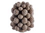DKD Home Decor Jarrón de Gres Piña Marrón