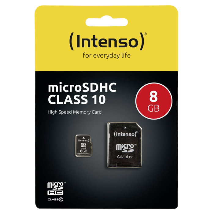 Intenso MicroSDHC de 8 GB Intenso MicroSDHC de 8 GB