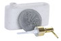 DKD Home Decor Dosificador Dolomite ABS Blanco y Dorado Pack de 2