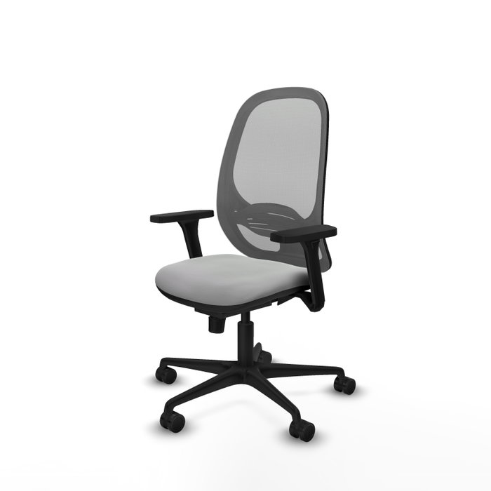 PIQUERAS Y CRESPO Silla de oficina Cilanco Gris con Mecanismo Sincro