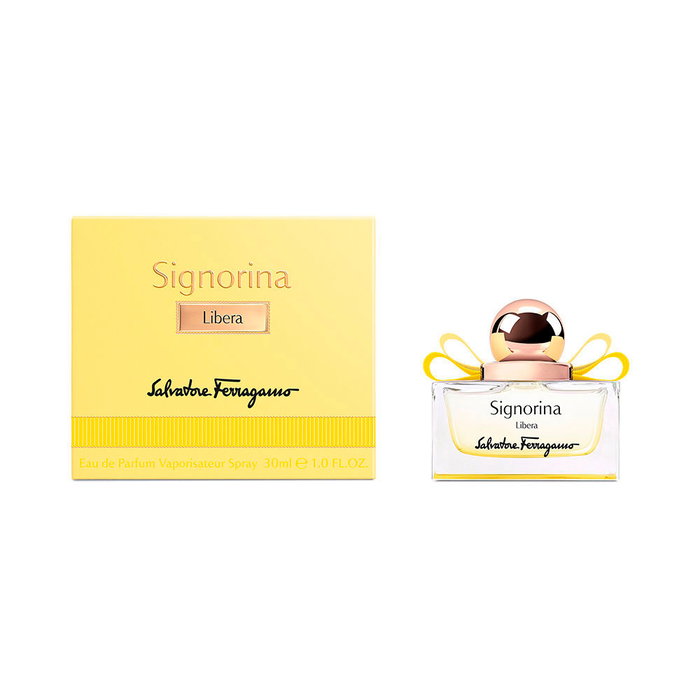 Salvatore Ferragamo SIGNORINA LIBERA Eau de Parfum Vaporizador 30 ml - Perfume Mujer Notas Pera, Bergamota, Rosa y Madera Cashmere