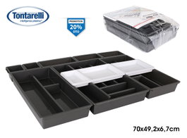Set 10 Piezas Organizador de Cubiertos 70 cm x 49 cm x 6.7 cm (4 Cajas)