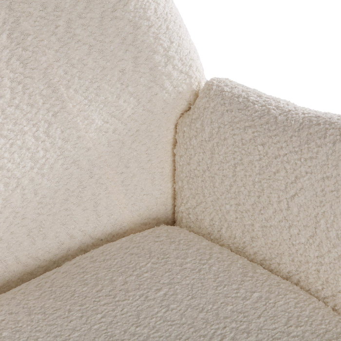 Versa Mecedora con Reposabrazos Blanca 86x92 cm