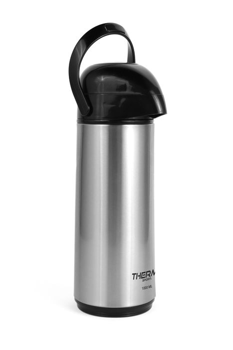 Thermosport Termo de Acero con Dispensador 1L - 11.7 x 33.9 x 14.1 cm (6 Unidades)