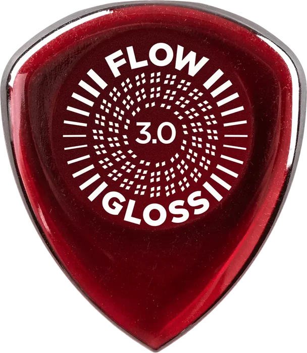 Dunlop Pack de 3 Púas Flow Gloss 2.00 mm Ultex para Guitarra - Precisión y Velocidad
