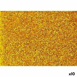 Fama Goma Eva Glitter Oro 20x30cm 2mm (Set de 10)