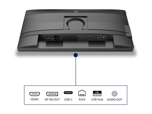 Philips 24B2U4301/00 Monitor LED 24" Full HD IPS, 120 Hz, USB-C con Hub, LAN, Altavoces, Ajuste Ergonómico