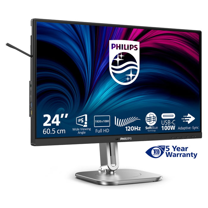 Philips 24B2U4301/00 Monitor 60.45 cm (23.8") Full HD IPS, HDMI, DP, USB