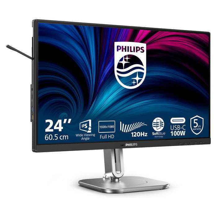 Philips 24B2U4301/00 Monitor 60.45 cm (23.8") Full HD IPS, HDMI, DP, USB