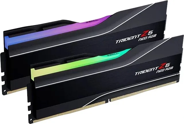 G.Skill Trident Z5 Neo RGB 64 GB (2x32 GB) DDR5 6000 MHz CL32 F5-6000J3238G32GX2-TZ5NR G.Skill Trident Z5 Neo RGB 64 GB (2x32 GB) DDR5 6000 MHz CL32 F5-6000J3238G32GX2-TZ5NR