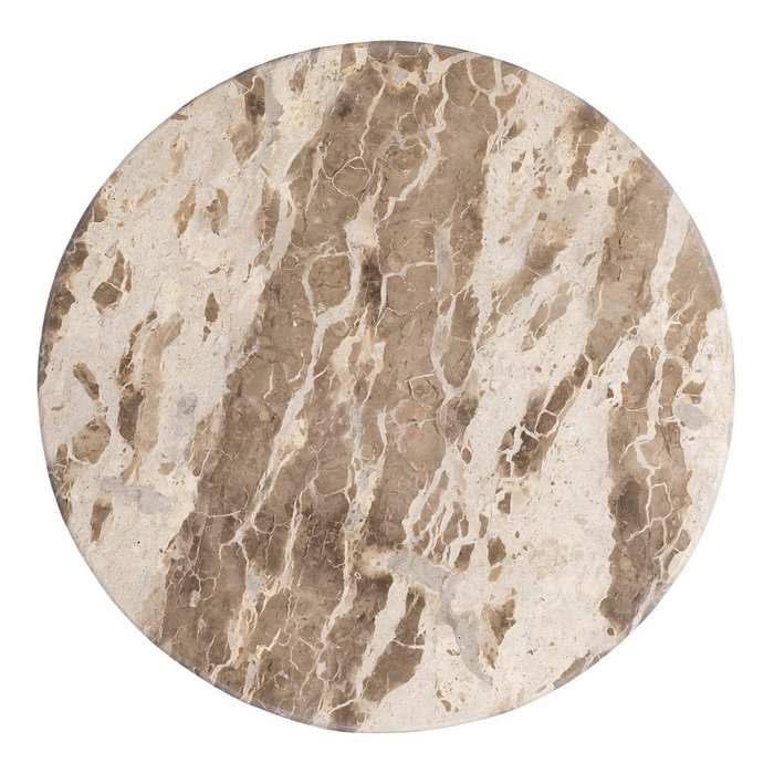 Mesa Centro Madera-Mármol Salón 90 X 90 X 40 cm