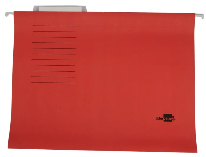 Liderpapel Carpeta colgante A4 color rojo