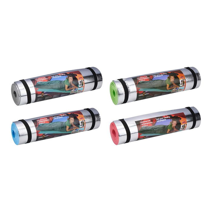 Camp Active Colchoneta de Camping de Aluminio y Goma Eva 180 x 50 cm Colores Surtidos
