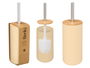 Berilo Escobillero Plástico Bambú Beige 9 cm x 36.5 cm x 9.2 cm (Set de 12)