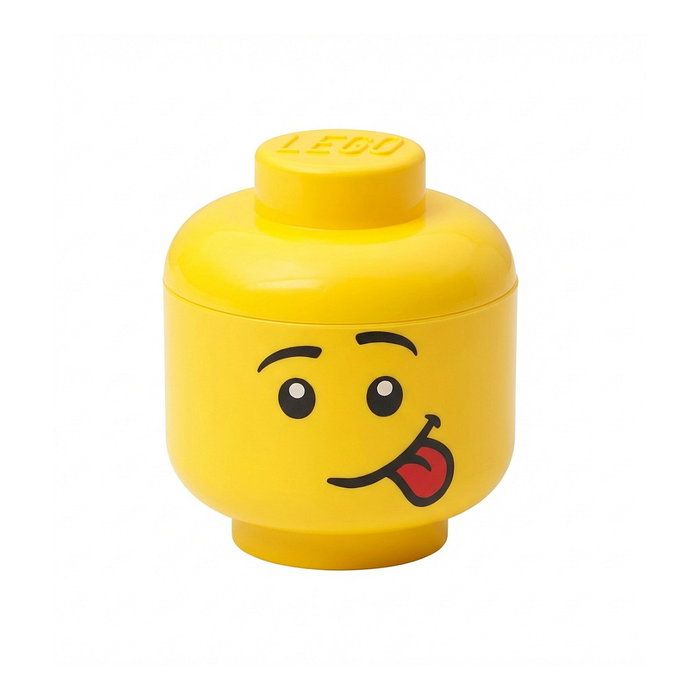 LEGO Room Copenhagen Storage Head "Silly" Mini - Cabeza de Almacenaje para Bloques, Amarilla (Gelb) LEGO Room Copenhagen Storage Head "Silly" Mini - Cabeza de Almacenaje para Bloques, Amarilla (Gelb)