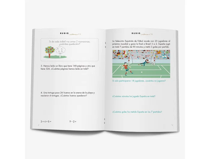Rubio Cuaderno problemas nº 10 para el desarrollo intelectual del alumno y complemento educativo
