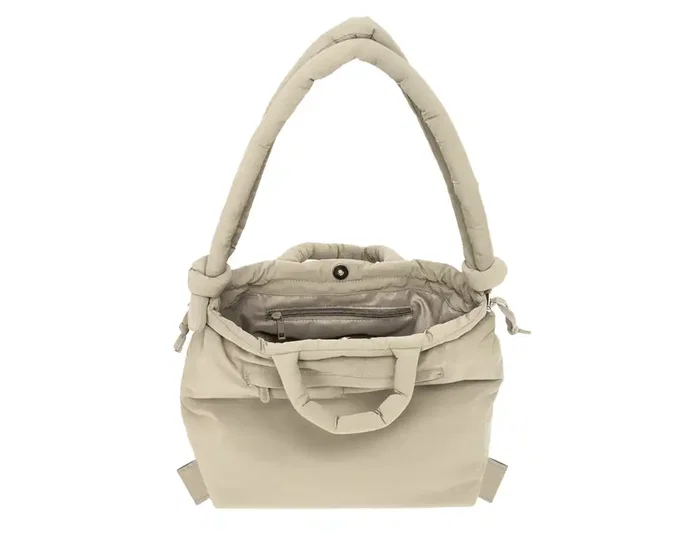 Safta Bolso Mochila Moos Cápsula Beige Claro 31x40x17 cm