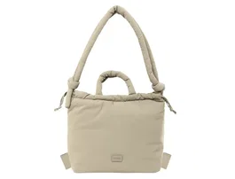 Safta Bolso Mochila Moos Cápsula Beige Claro 31x40x17 cm