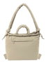 Safta Bolso Mochila Moos Capsula Acolchado Beige Claro