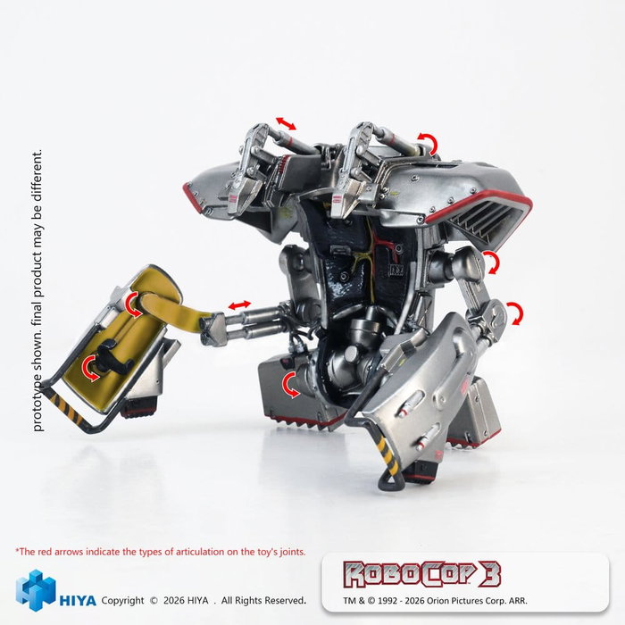 Hiya Toys RoboCop 3 Exquisite Super Series Figura 1/12 de 17 cm