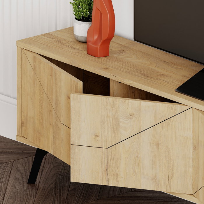 Hanah Home Soporte TV Dune Roble 180x50x29.6 cm Moderno Industrial Escandinavo Hanah Home Soporte TV Dune Roble 180x50x29.6 cm Moderno Industrial Escandinavo