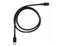 Zebra Cable de Comunicación y Carga USB-A a USB-C, 1 m, Negro