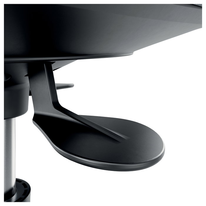 LEITZ Ergo Active Taburete con Asiento de Espuma y Ruedas, Gris Oscuro