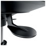 LEITZ Ergo Active Taburete con Asiento de Espuma y Ruedas, Gris Oscuro