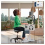 LEITZ Ergo Active Taburete con Asiento de Espuma y Ruedas, Gris Oscuro