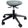 LEITZ Ergo Active Taburete con Asiento de Espuma y Ruedas, Gris Oscuro