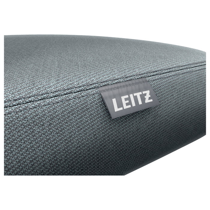 LEITZ Ergo Active Taburete con Asiento de Espuma y Ruedas, Gris Oscuro