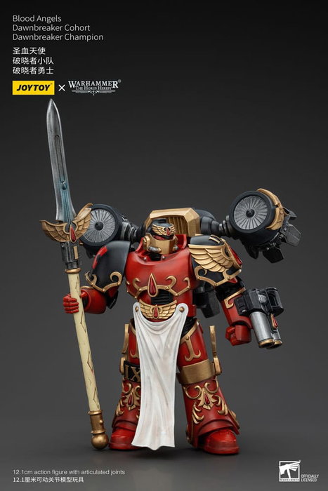 Warhammer The Horus Heresy Figura 1/18 Blood Angels Raldoron First Captain of the Blood Angels 13 cm