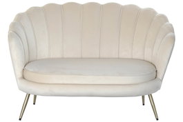 DKD Home Decor Sofá Layn Blue Crema