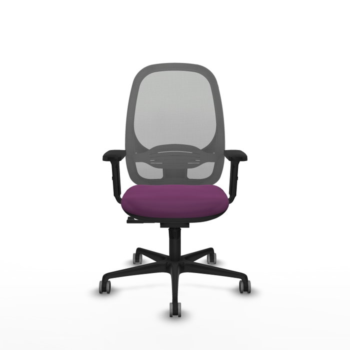 PIQUERAS Y CRESPO Silla de oficina Cilanco con mecanismo Sincro, Morado y Gris PIQUERAS Y CRESPO Silla de oficina Cilanco con mecanismo Sincro, Morado y Gris