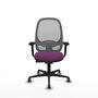PIQUERAS Y CRESPO Silla de oficina Cilanco con mecanismo Sincro, Morado y Gris