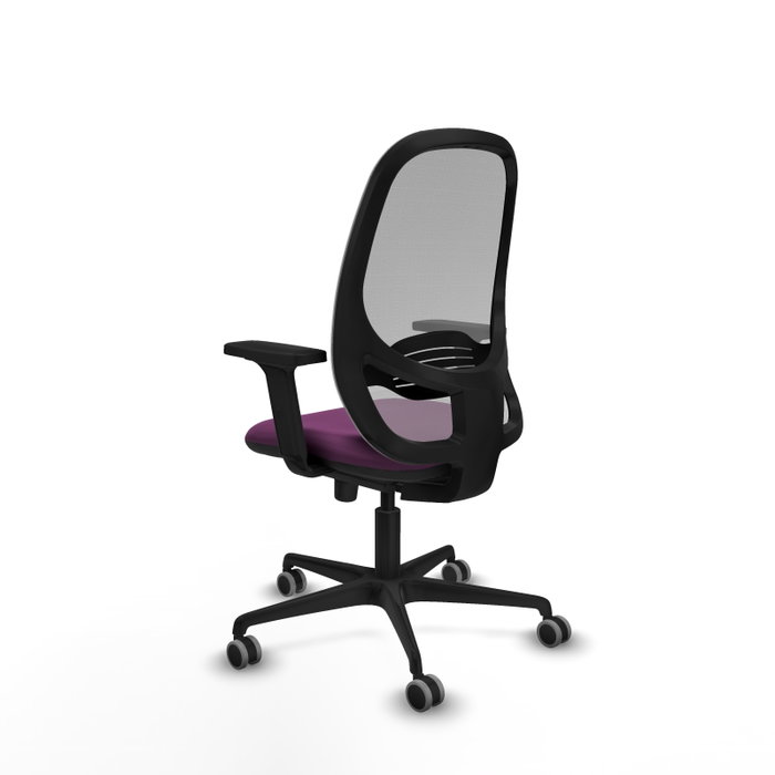 PIQUERAS Y CRESPO Silla de oficina Cilanco con mecanismo Sincro, Morado y Gris PIQUERAS Y CRESPO Silla de oficina Cilanco con mecanismo Sincro, Morado y Gris