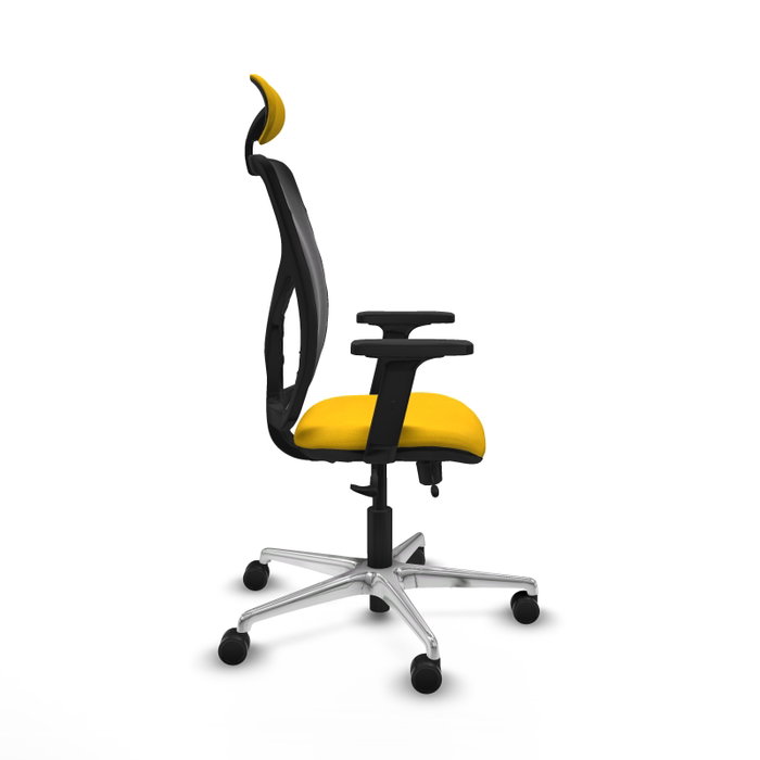 PIQUERAS Y CRESPO Silla de oficina Motilla con mecanismo Sincro/Traslack, Amarillo y Negro PIQUERAS Y CRESPO Silla de oficina Motilla con mecanismo Sincro/Traslack, Amarillo y Negro
