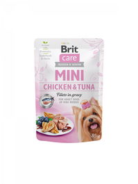 Brit Care Mini Filetes Pollo Y Atun En Salsa 24x85 gr