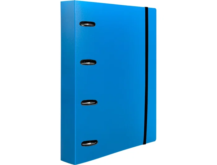 Liderpapel Carpeta con 4 Anillas Mixtas 25mm Azul con Recambio A4 Cuadriculado Liderpapel Carpeta con 4 Anillas Mixtas 25mm Azul con Recambio A4 Cuadriculado