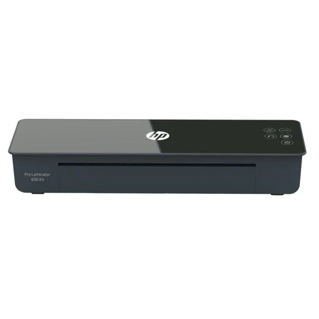 HP Pro Laminator 600 A3 - Laminadora térmica profesional, formato A3, ancho 33 cm, velocidad 600 mm/min, color negro