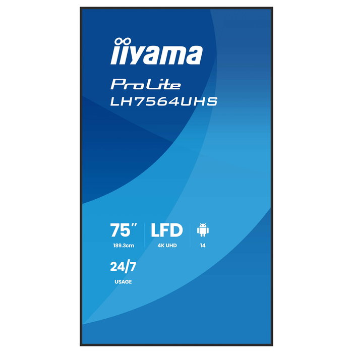 iiyama ProLite LH7564UHS-B1AG 75 Pulgadas 4K UHD Android 14